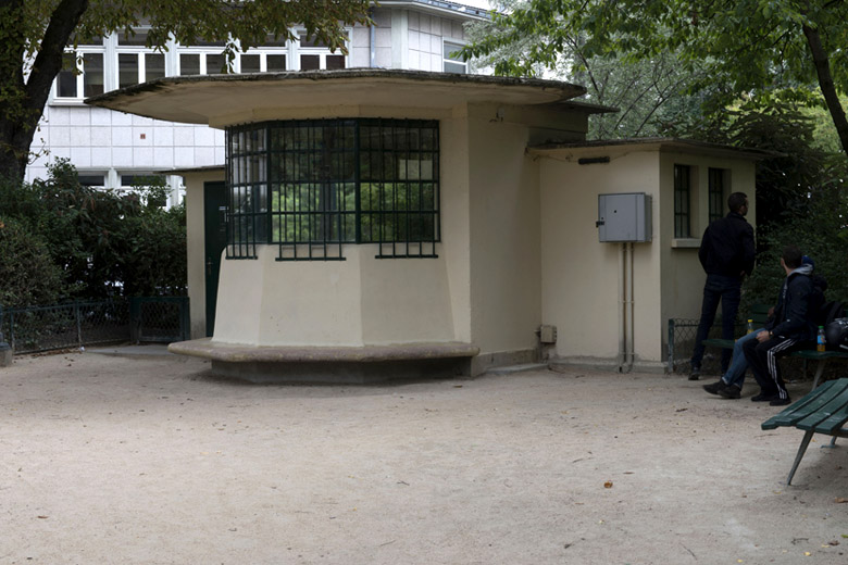 Square de Montrouge, actuellement square Ferdinand-Brunot et square de l'Aspirant-Dunand.