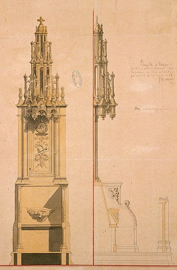 le mobilier de la chapelle de l'hôpital