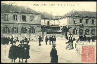 La place de la Mairie du XIVe arr. Carte postale, vers 1900. (Collection Particulière)