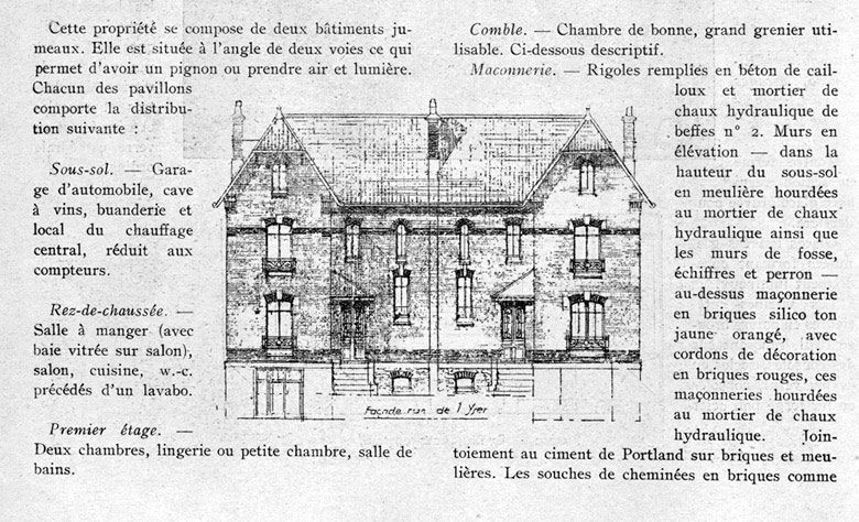 maisons, immeubles