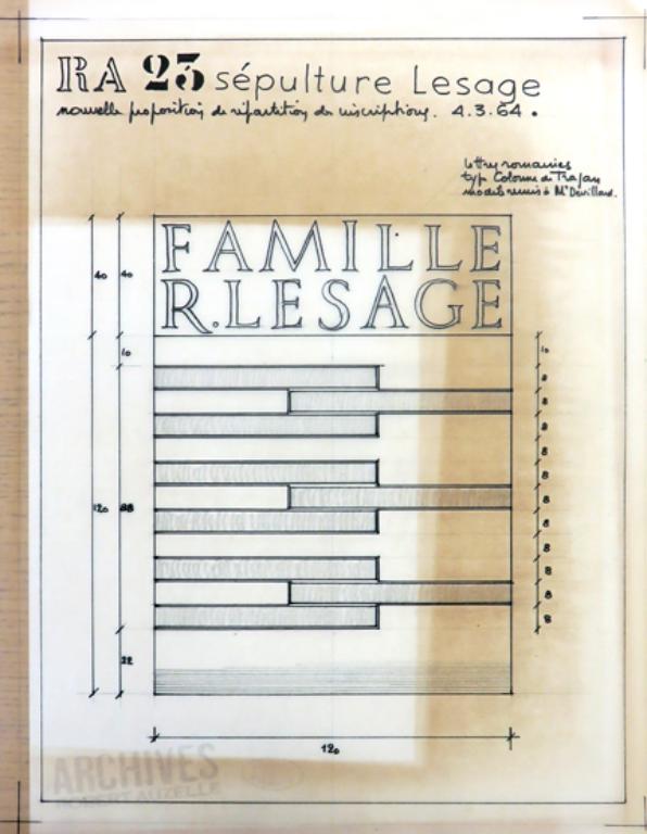 Monument funéraire de la famille Lesage