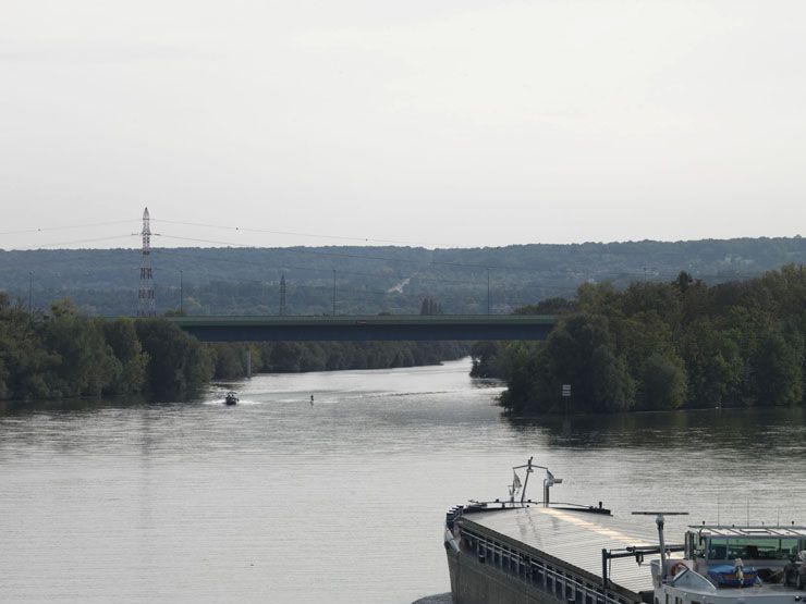 pont routier dit pont suspendu de Triel