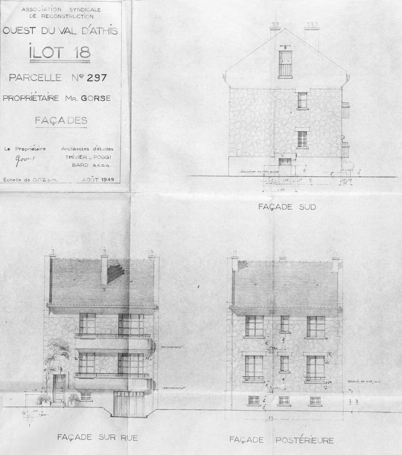 lotissement concerté de l'association syndicale de reconstruction de l'Ouest du Val-d'Athis