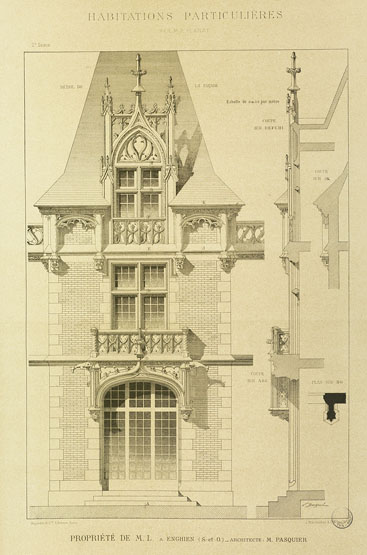 maison de notable Le château Léon, actuellement lycée Gustave Monod