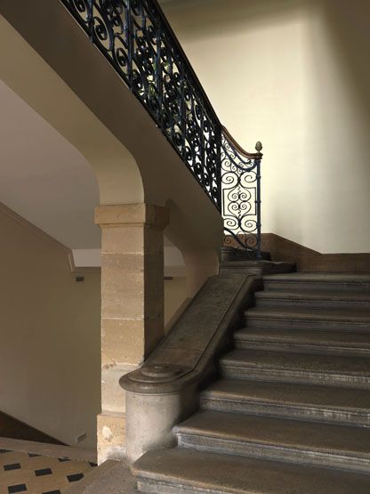 rampe d'appui, escalier de l' hôtel Nicolaÿ (non étudié)