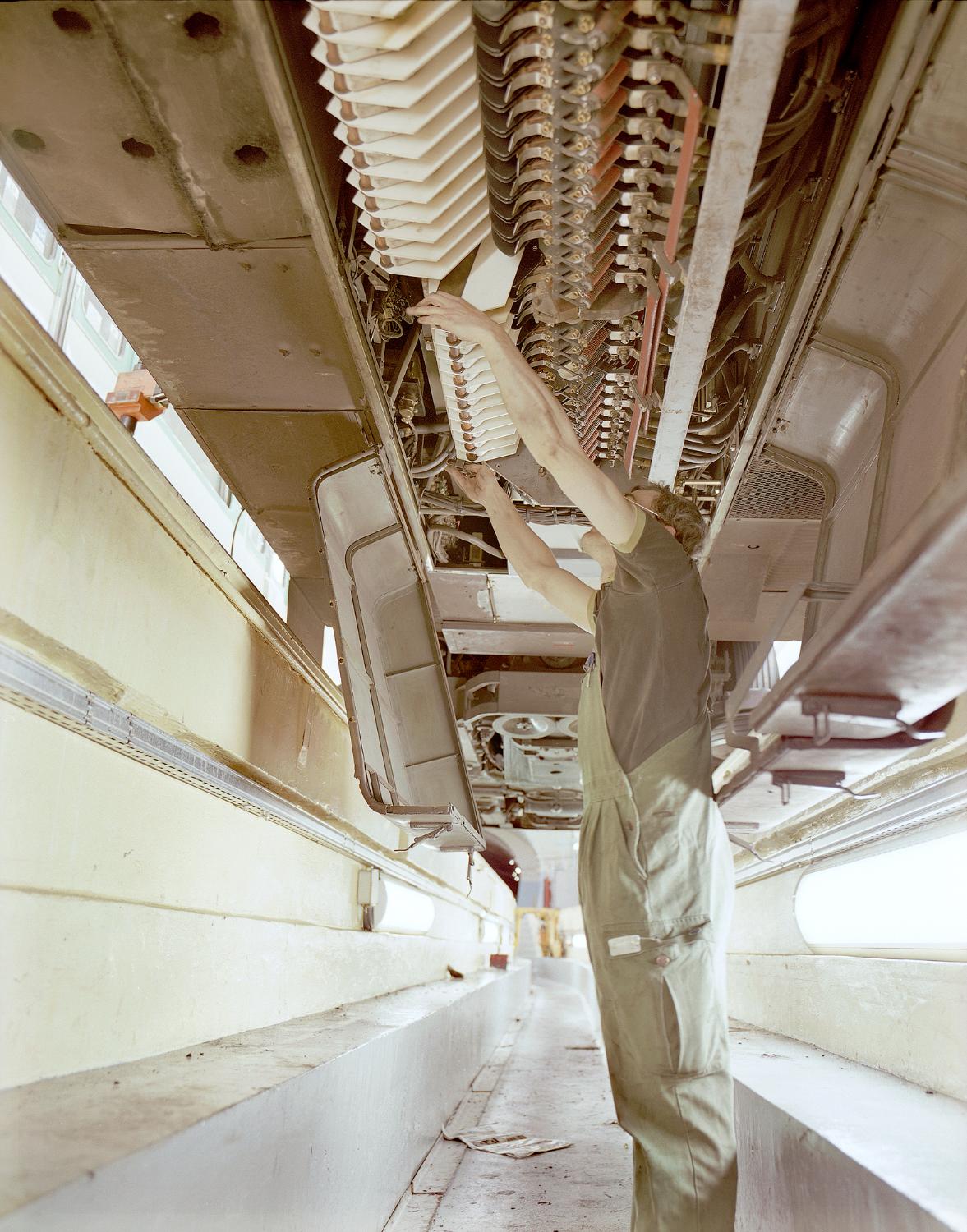 Atelier de réparation du matériel roulant de la ligne 11 de la Compagnie du chemin de fer métropolitain de Paris, puis de la RATP