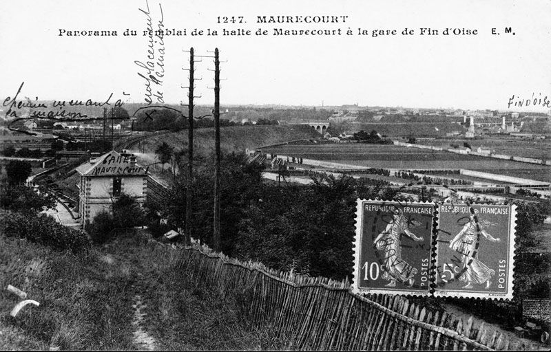 voie ferrée de la ligne Argenteuil-Mantes