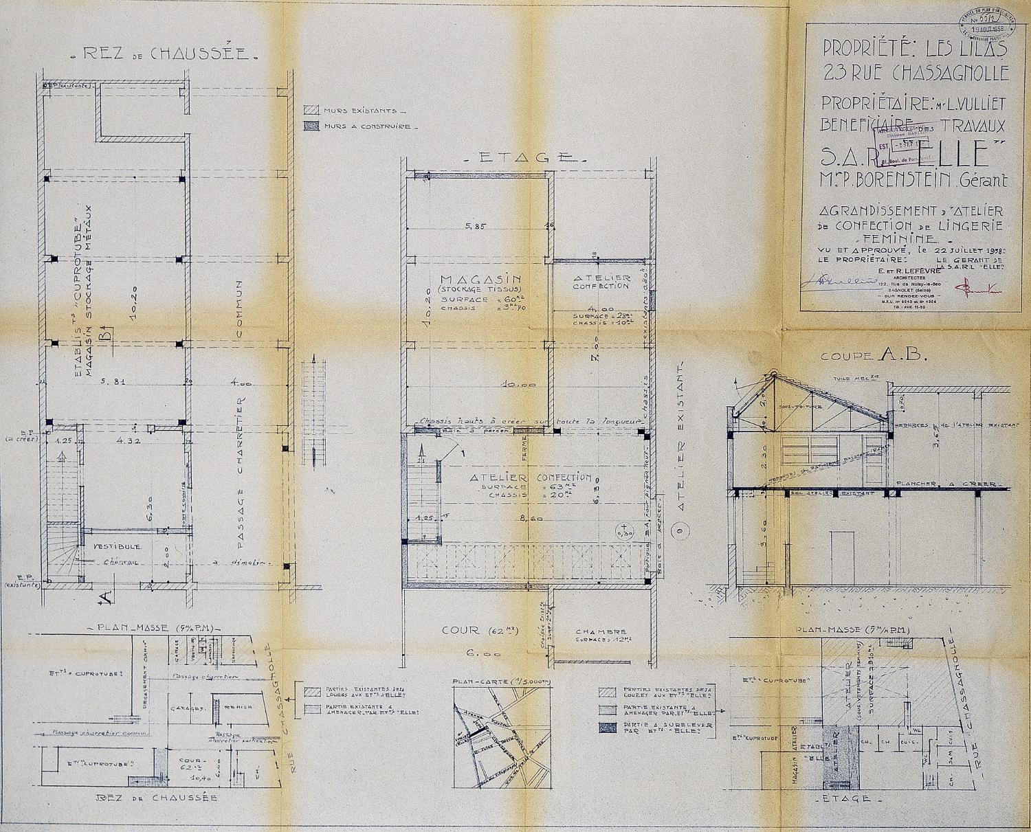 Usine de transformation des métaux Louis Vulliet, puis Cuprotube, puis usine textile TIT, actuellement atelier de fabrication de décors de théâtre et salle de répétition "Lilas en Scène"