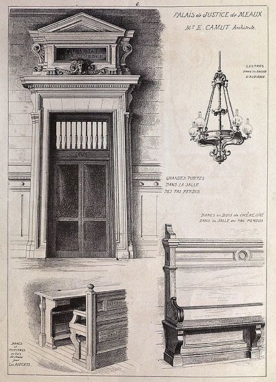 palais de justice, actuellement Maison de solidarité départementale