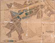 Plan de division du hameau du Val-Plaisance, fin XIXe.  (AM Le Perreux-sur-Marne)