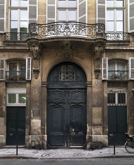 rampe d'appui, escalier de la maison à porte cochère dite hôtel Le Lièvre de La Grange