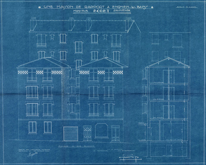 Les maisons et immeubles d'Enghien-les-Bains
