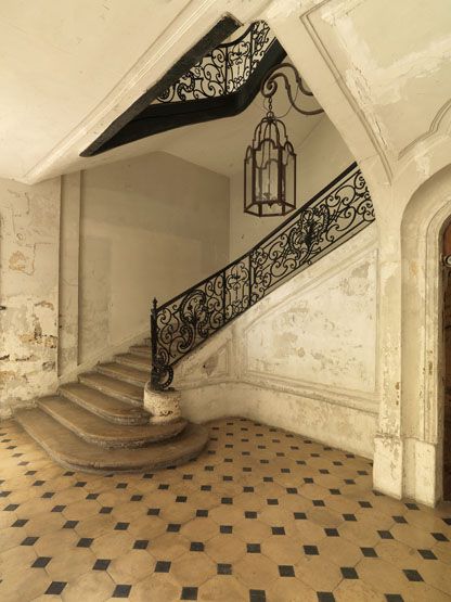 rampe d'appui, escalier de la maison à porte cochère dite Hôtel de Vins puis hôtel Dupin (non étudié)