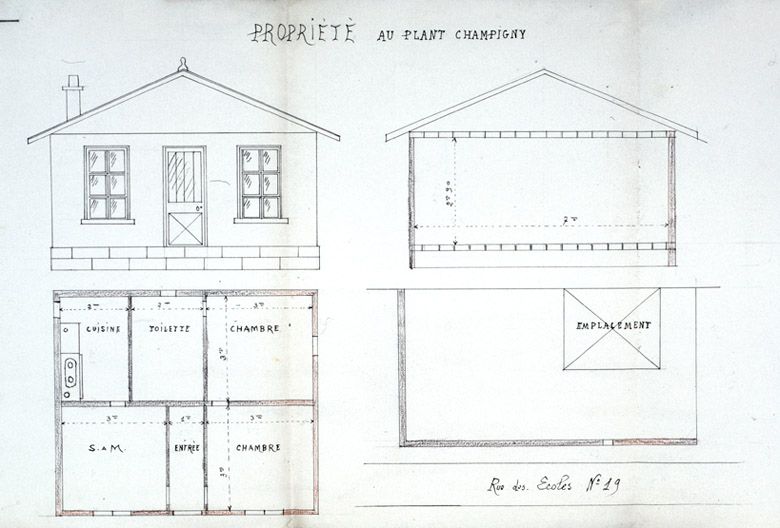 maisons, immeubles