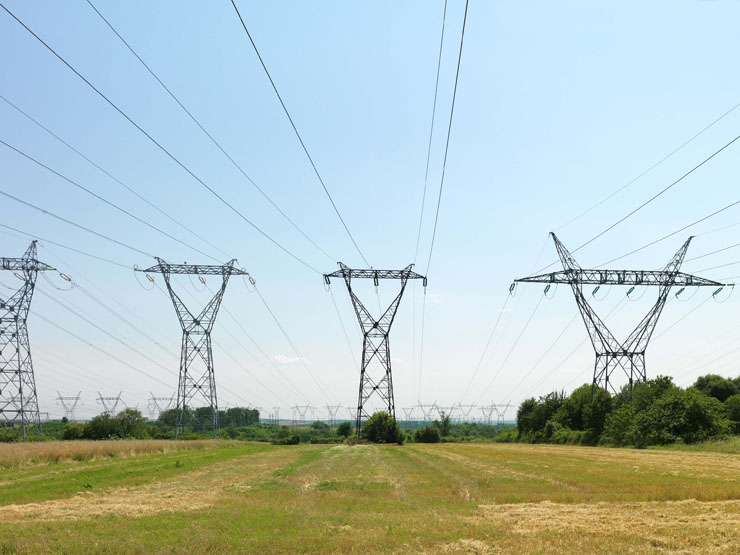 Vernou-la-Celle-sur-Seine - Transformateur (poste électrique) 400 kV EDF puis RTE, appelé "Poste du Chesnoy"