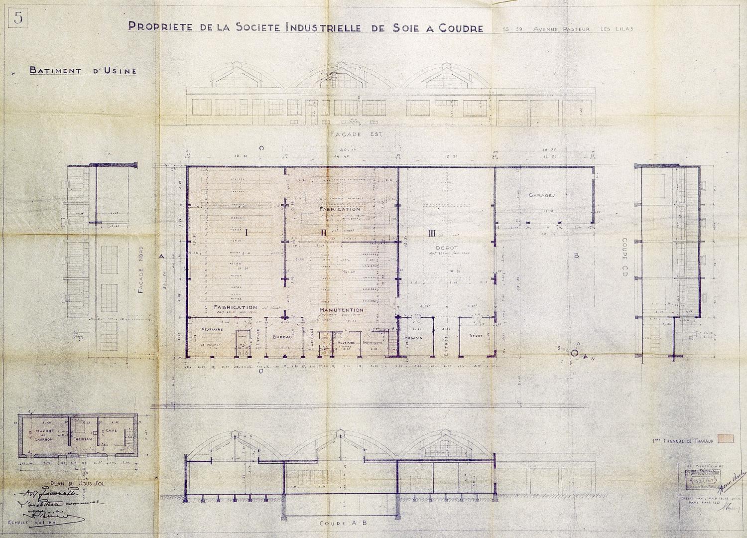 Usine de menuiserie Cuperly, puis moulinerie de la Société industrielle de soie à coudre, puis Gütermann (détruit après inventaire)