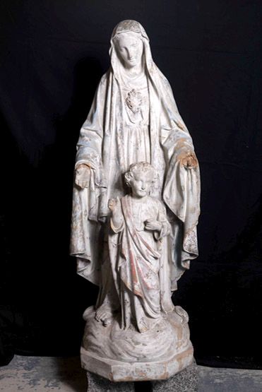 statue : Vierge à l'Enfant