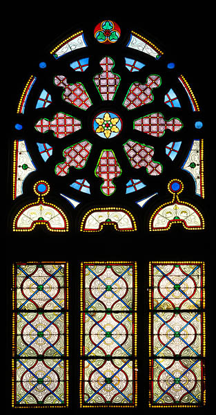 Ensemble de 15 verrières - Chapelle Notre-Dame du Bon-Secours (Sœurs du Bon-Secours de Notre-Dame Auxiliatrice)