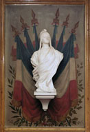 Statue : buste de Marianne, salle des mariages, réalisé par Auguste Maillard, 1909.