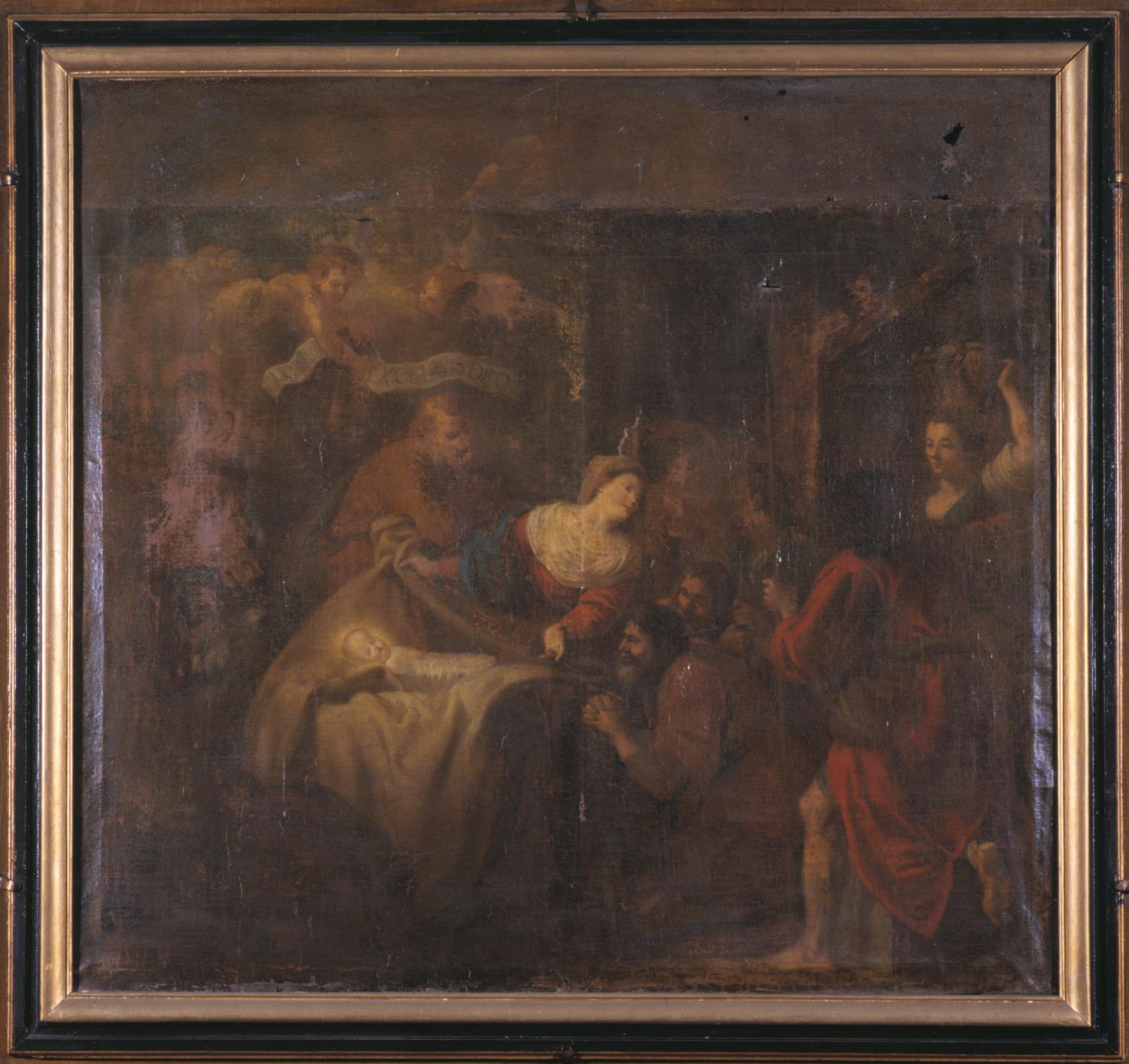 tableau : l'Adoration des bergers