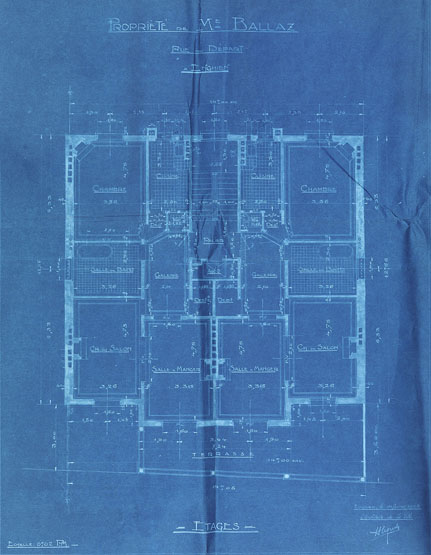 immeuble de madame Ballaz, 10 rue du Départ
