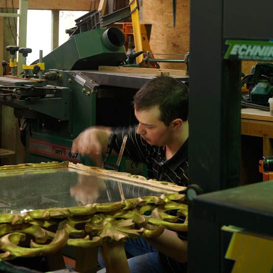 Fontainebleau - usine de menuiserie Barre, actuellement ébénisterie Atelier Saint-Louis