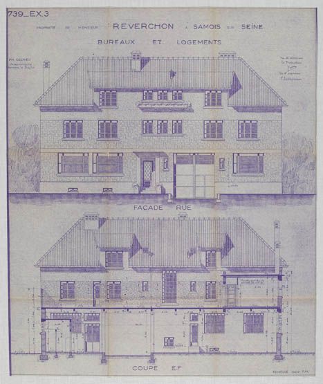 Samois-sur-Seine - usine de construction mécanique (usine d'auto-tamponneuses et de manèges) Reverchon