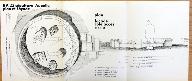 Plan et élévation de l’ensemble de la sépulture, [1964]. SIAF/CAPA. Fonds Robert Auzelle 242 IFA, boite 06, affaire RA 23.