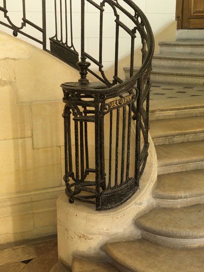 rampe d'appui, escalier de l' hôtel d'Alméras (non étudié)