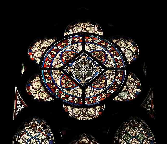 Ensemble de 23 verrières - Chapelle Sainte-Jeanne-d'Arc (Franciscaines missionnaires de Marie)