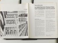 Un bâtiment circulaire : le restaurant inter-entreprises. Tiré de : La Construction moderne, octobre 1977 (Archives de la Chambre de métiers et de l'artisanat du Val d'Oise)