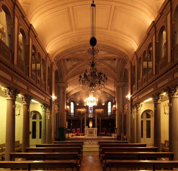 Ensemble de 14 verrières - Chapelle Saint-Cœur de Marie (Augustines du Saint-Cœur de Marie)