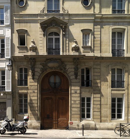 rampe d'appui, escalier de l' hôtel de Marsilly (non étudié)