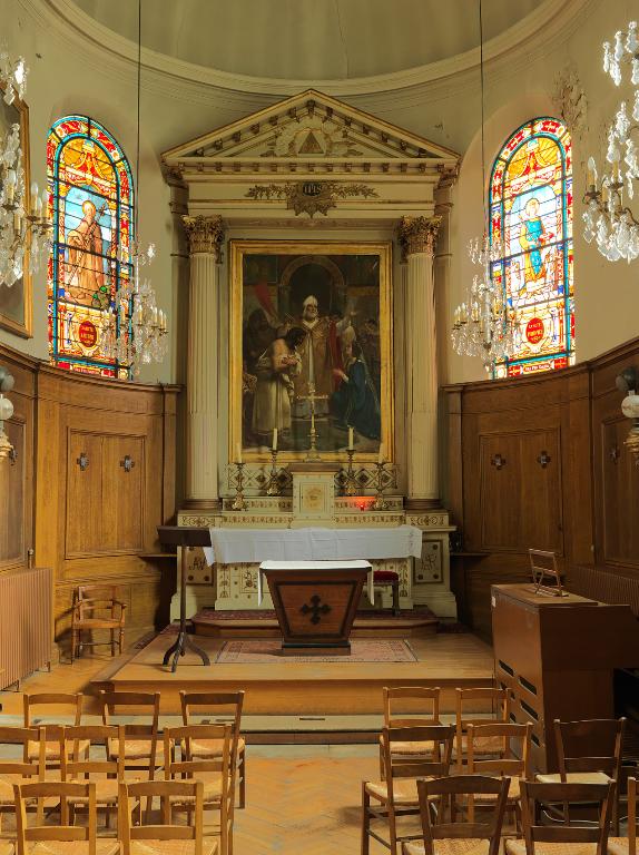 Ensemble de 2 verrières - Chapelle Saint-Rémi des Quinze-Vingts (ancien Hôtel des Mousquetaires noirs)