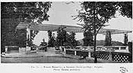 La pergola aménagée sur le toit de l'usine électrique. Photographie imprimée. Tiré de : L'Architecte, 1912.