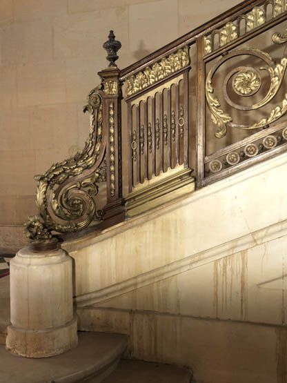 rampe d'appui, escalier d'honneur de l'Ecole militaire