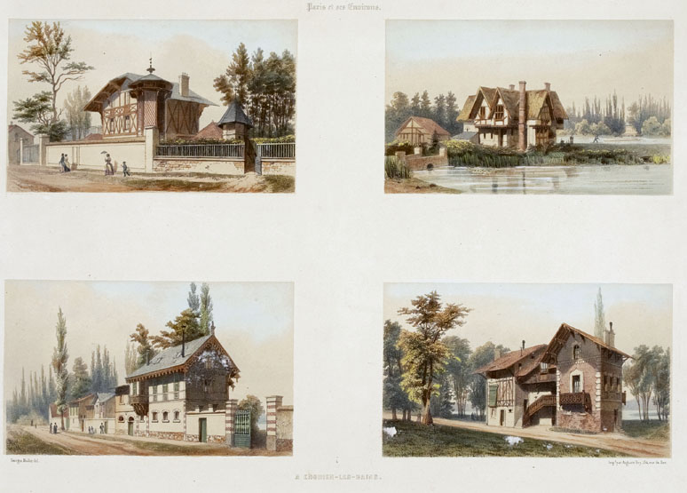 Les maisons et immeubles d'Enghien-les-Bains