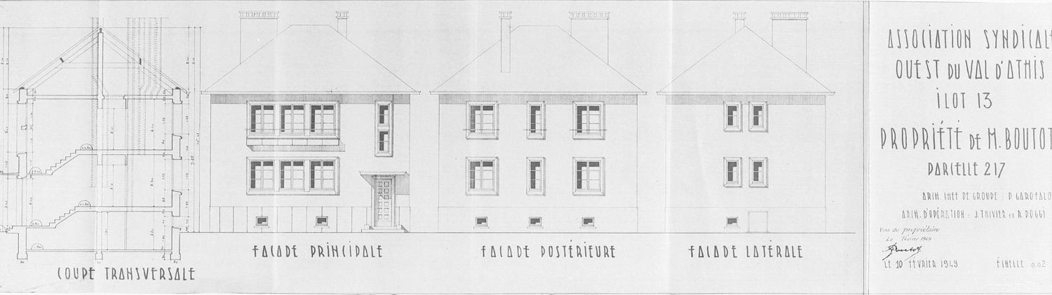 lotissement concerté de l'association syndicale de reconstruction de l'Ouest du Val-d'Athis