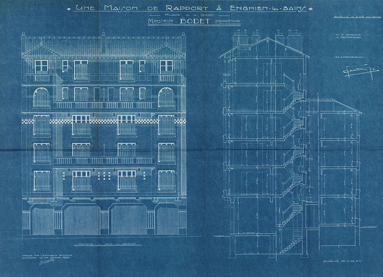 Les maisons et immeubles d'Enghien-les-Bains