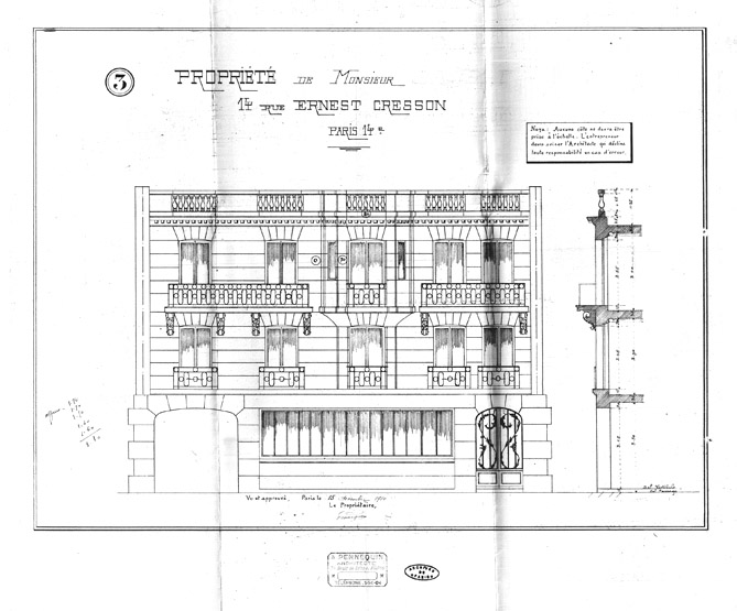 Immeuble, 14 rue Ernest-Cresson