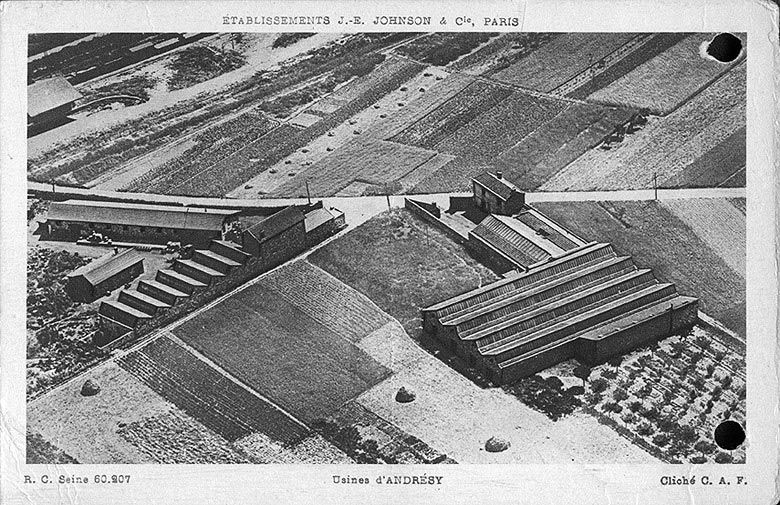 usine de petite métallurgie dite usine Johnson puis société industrielle de produits et pigments (détruite)