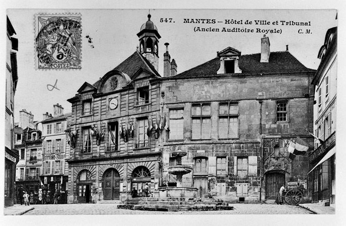 Campagne photographique sur le patrimoine de Mantes-la-Jolie en 1977