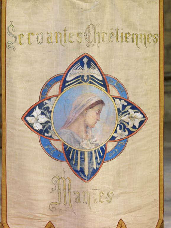Ensemble de 5 bannières de procession