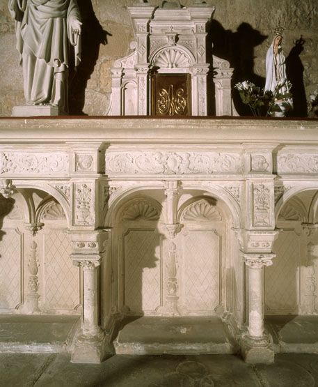 autel retable de la chapelle de la Vierge