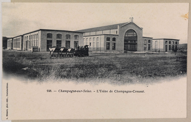 Usine de matériel électrique industriel Schneider et Cie, puis Le Matériel Electrique Scheider-Westinghouse (SW), puis Jeumont-Schneider (JS), actuellement ensemble industriel appelé "Espace Technologique et Industriel de Champagne-sur-Seine" (zone ETIC)