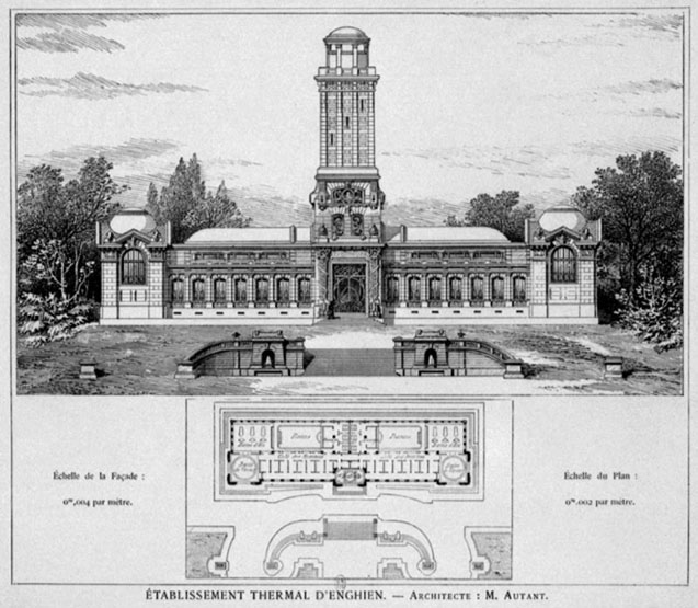 établissement thermal : bâtiment d'hydrothérapie