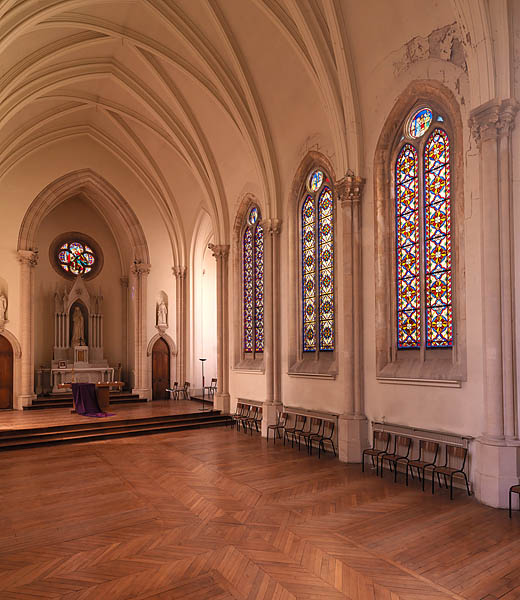 Ensemble de 12 verrières - Chapelle Saint-Vincent-de-Paul (Sœurs de Saint-Vincent-de-Paul)