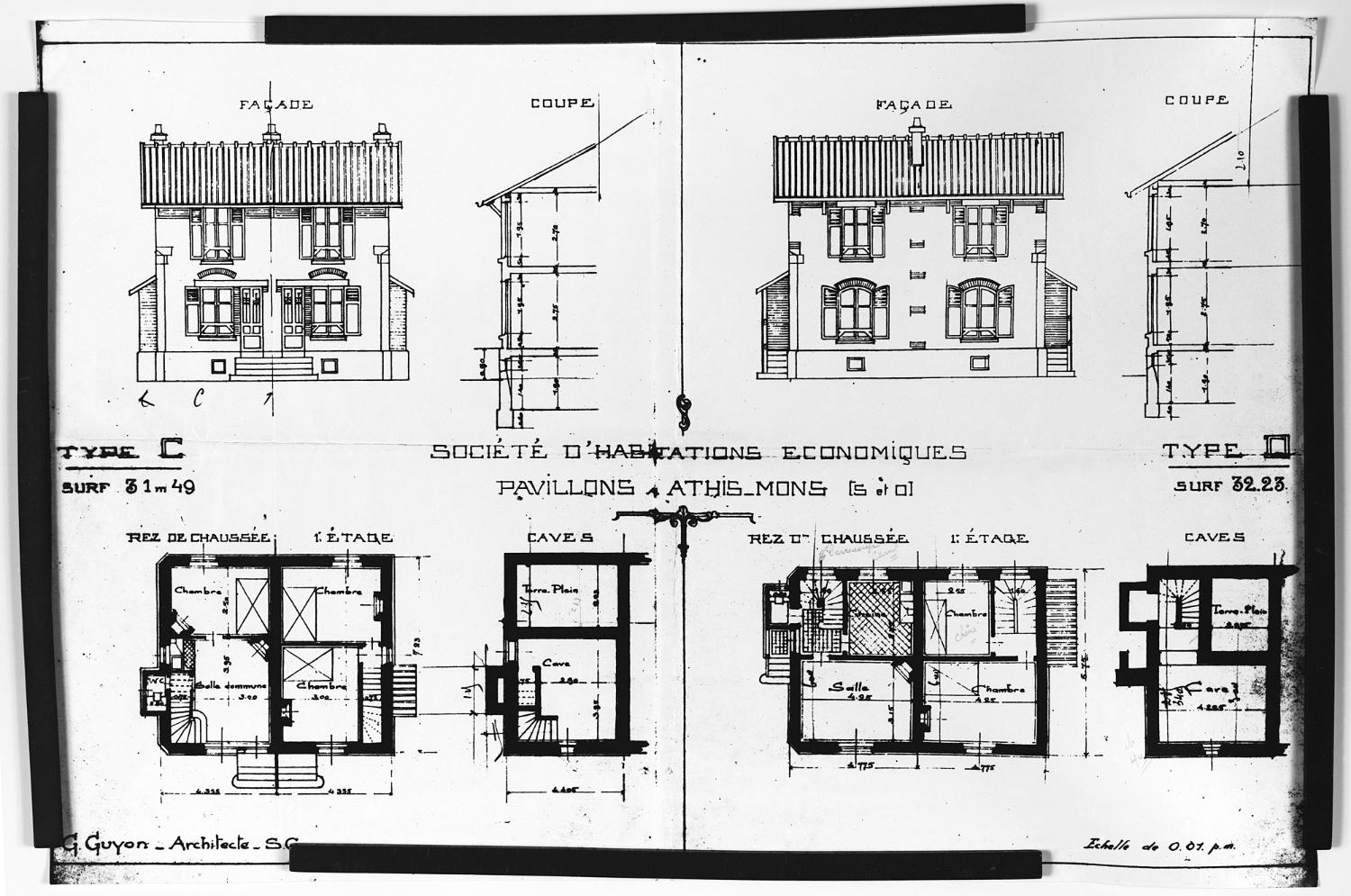 Lotissement concerté de la Société des habitations économiques d'Athis-Mons