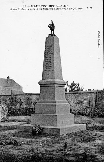 monument aux morts de la première guerre mondiale