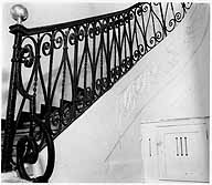 rampe d'appui, escalier de la maison à porte cochère dite hôtel de Cursay (non étudié)
